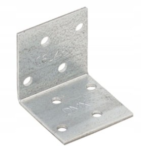 Kątownik stalowy montażowy km1 40x40x40 mm 10 szt domax