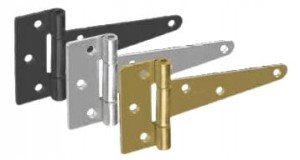 ZT 100 ZAWIAS ZNG trójkątny drzwiowy srebrny 100X30X65X2,0