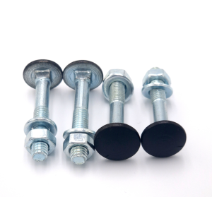 Śruba zamkowa ozdobna czarna ZACB 6x40 4 sztuki