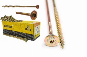 Wkręty ciesielskie 6x240 talerzowe domax 100 szt.
