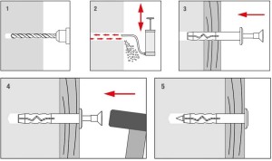 Kołki szybkiego montażu rozporowe 8x50 SM 100sztuk WKRĘT-MET