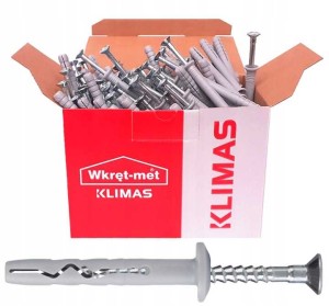 Kołki szybkiego montażu rozporowe 6x60 SM 200sztuk WKRĘT-MET