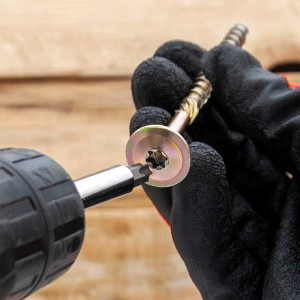 Wkręty ciesielskie talerzowe do drewna TORX WCT-08280 8x280 50 sztuk Azmet