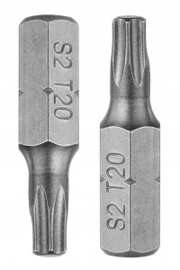 Końcówki do wkrętarki torx Wkręt-Met TX20 2 sztuki