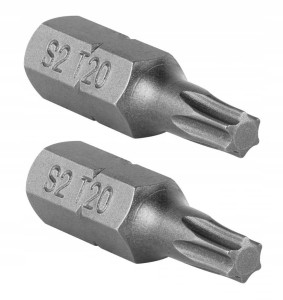 Końcówki do wkrętarki torx Wkręt-Met TX20 2 sztuki