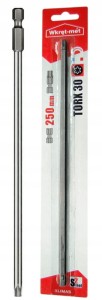 Bit do wkrętarki końcówka grot magnetyczny 30x250mm TORX 30 | Wkręt-Met