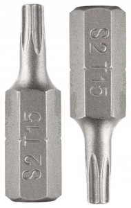 Końcówki do wkrętarek torx TX 15