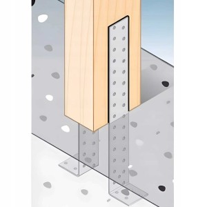 Kątownik stalowy montażowy kotwowy kk11 210x43x40x4,0 - 10 szt domax