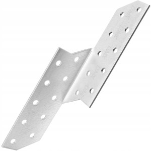 Łącznik krokwiowy ciesielski lewy kątownik ocynk LK1 170x32x100 Domax 1szt