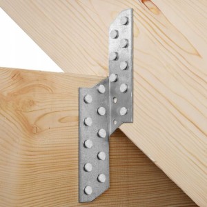 Łącznik krokwiowy ciesielski lewy kątownik ocynk LK1 170x32x100 Domax 1szt