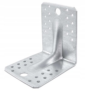 Kątownik stalowy montażowy z przetłoczeniem kp2 105x105x90x2.5 10 szt domax