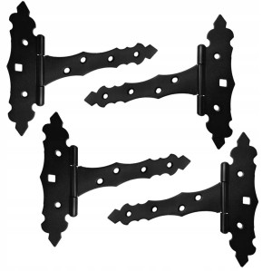 Zawias ozdobny czarny zob125 130x125x30x2 4x