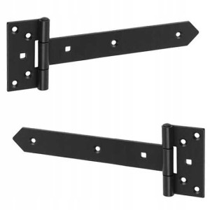 Zawias czarny zb200 200x45x90x3,0mm domax 2 szt