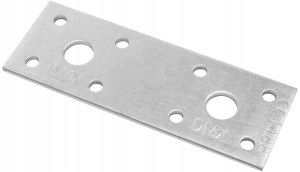 Płytka perforowana LP1 100x35x2,5mm, 10szt - Łącznik ciesielski ocynkowany Domax®
