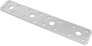 Zestaw 10 sztuk łączników płaskich LP3 200x35x2,5 mm - stal ocynkowana, wysoka jakość, niezawodne rozwiązania budowlane