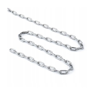 Łańcuch gospodarczy do huśtawki ocynk d15685a rolka 3mm 1mb azmet