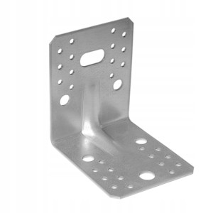 Kątownik stalowy montażowy kp21 105x105x90x2,5 - 10 szt domax