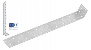 Kątownik stalowy montażowy kotwowy kk3 40x400x40x2,0 - 1 szt domax