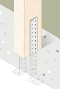 Kątownik stalowy montażowy kotwowy kk3 40x400x40x2,0 – 10 szt domax