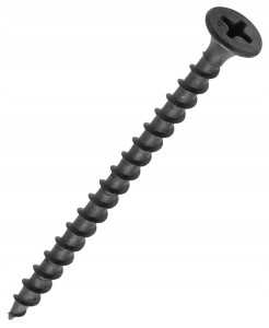 Wkręty do drewna czarne ph2 fosfatowane do płyt gk regips 4,8 x 160mm | 1kg