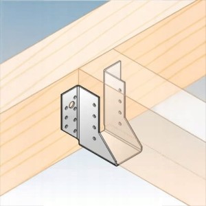 Wieszak belkowy wb10 51x105x75x2,0 - 1szt domax