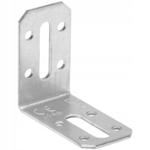 Kątownik stalowy montażowy krd1 50x55x30x2,0 - 10 szt domax