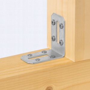 Kątownik stalowy montażowy krd1 50x55x30x2,0 - 10 szt domax