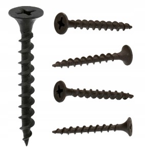 Wkręty do drewna płyt GK czarne ph2 fosfatowane 3,5x45 mm klimas - 500 szt opak.