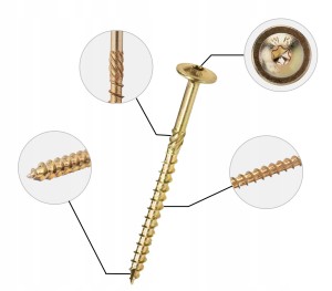Wkręty talerzowe WKCP-08040 torx 8x40 Wkręt-met Klimas - 50 szt
