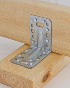 Kątownik stalowy montażowy z przetłoczeniem kpl21 105x105x90 1szt domax