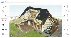 Kątownik stalowy montażowy z przetłoczeniem kpl21 105x105x90 1szt domax