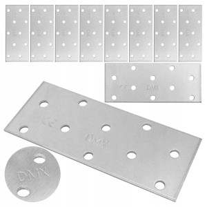 Zestaw 10 perforowanych płytek montażowych PP2 40x100mm