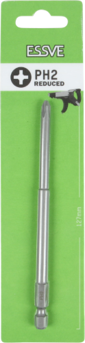 Bity stalowy krzyżowy Essve PH2 rozmiar 127mm chwyt 1/4" 