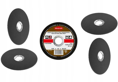 Tarcza do cięcia stali korundowa 125x1x22 wkret met 1 sztuka