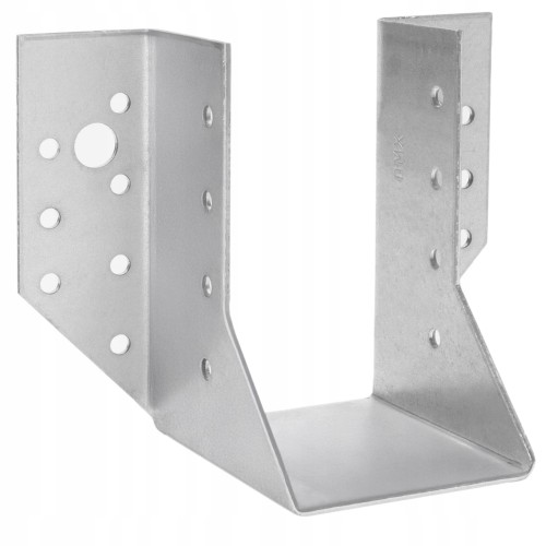 Wieszak stalowy do belek 60x100x75 mm - łącznik standardowy z ocynkowanej blachy 2 mm