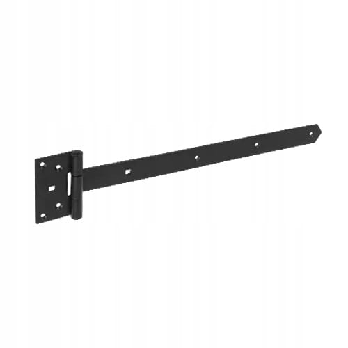Zawias czarny do bram ZBW600 600x65x110x4 mm Domax 1 sztuka