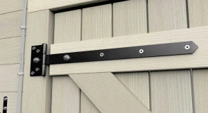 Zawias czarny do bram ZBW600 600x65x110x4 mm Domax 1 sztuka