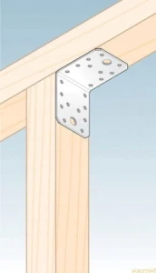 Kątownik stalowy montażowy kl2 75x55x55x2,5 10 szt domax