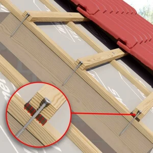 Wkręty do drewna do poziomowania łat 6 x 100mm WKSS-B WKRĘT MET 100 sztuk