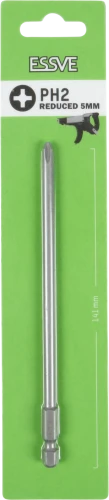 Bit stalowy krzyżowy Essve PH2 rozmiar 141mm chwyt 1/4"