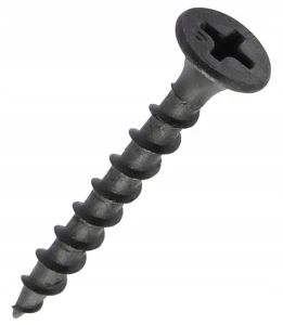 WKRĘTY DO DREWNA CZARNE PH2 FOSFATOWANE DO PŁYT GK 3,5 x 25 mm | 1kg KLIMAS