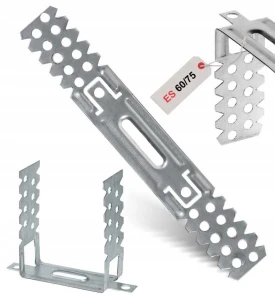 WIESZAK PŁASKI ES 60/75 WIESZAKI DO PROFILI CD60 GK BUDMAT | 100szt 0,8mm