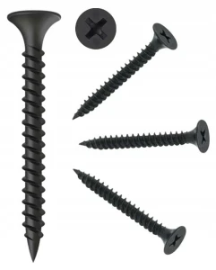 Wkrety czarne fosfatowane do metalu płyty gipsowe 3,5 x 35 mm 1kg Azmet