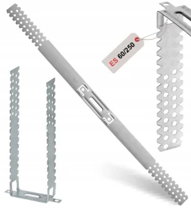 WIESZAK PŁASKI ES 60/250 WIESZAKI DO PROFILI CD60 GK BUDMAT | 100szt 0,8mm