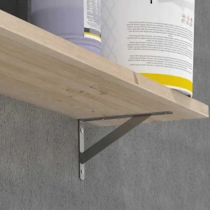 Wspornik półki stalowy wzmocniony 200x125x20mm domax 1 szt