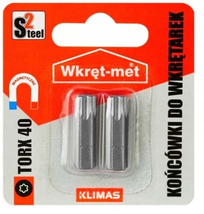 Bity Wkręt-met TX40x25mm 2 sztuki