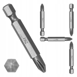 Bity do wkrętarki zestaw bitów końcówka bit philips ph 2 50 mm arvex - 4 szt