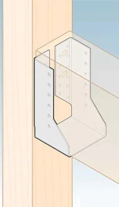 Wieszak belki łącznik wspornik belkowy stalowy Domax WBZ22 70x75x155mm 1szt