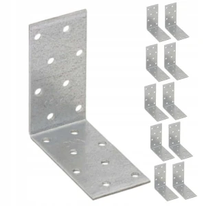 Kątownik stalowy montażowy km7 80x80x40x2,0 - 10 szt domax
