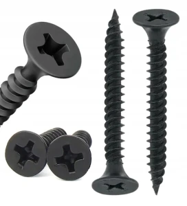 WKRĘTY DO METALU CZARNE PH2 FOSFATOWANE DO PŁYT GK 3,5 x 55 mm | 1kg KLIMAS
